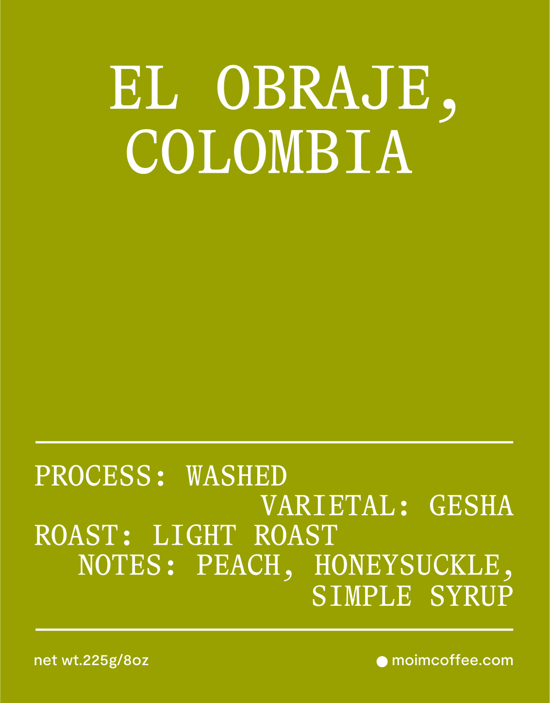 El Obraje, Colombia