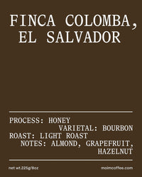 Finca Colomba, El Salvador