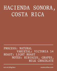 Hacienda Sonora, Costa Rica